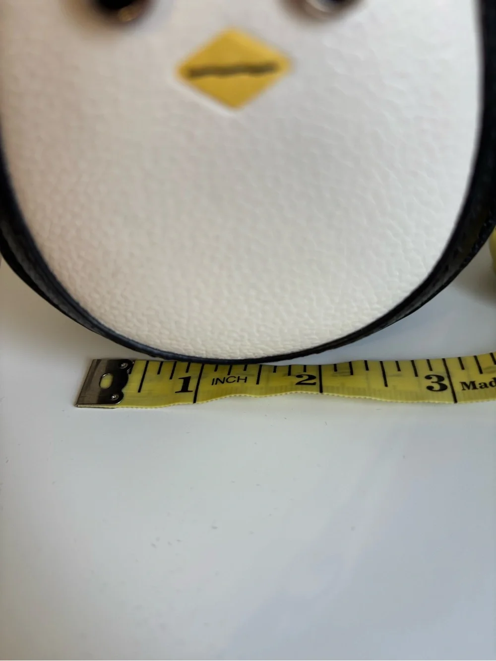 kate spade Black White Penguin Coin Purse Keychain